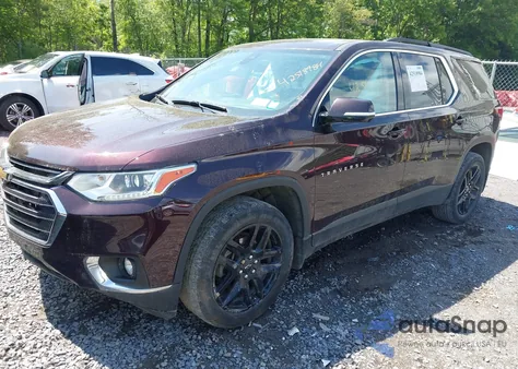 2020 Chevrolet Traverse Awd Lt Leather из США, поврежденный, VIN 1GNEVHKW9LJ214028